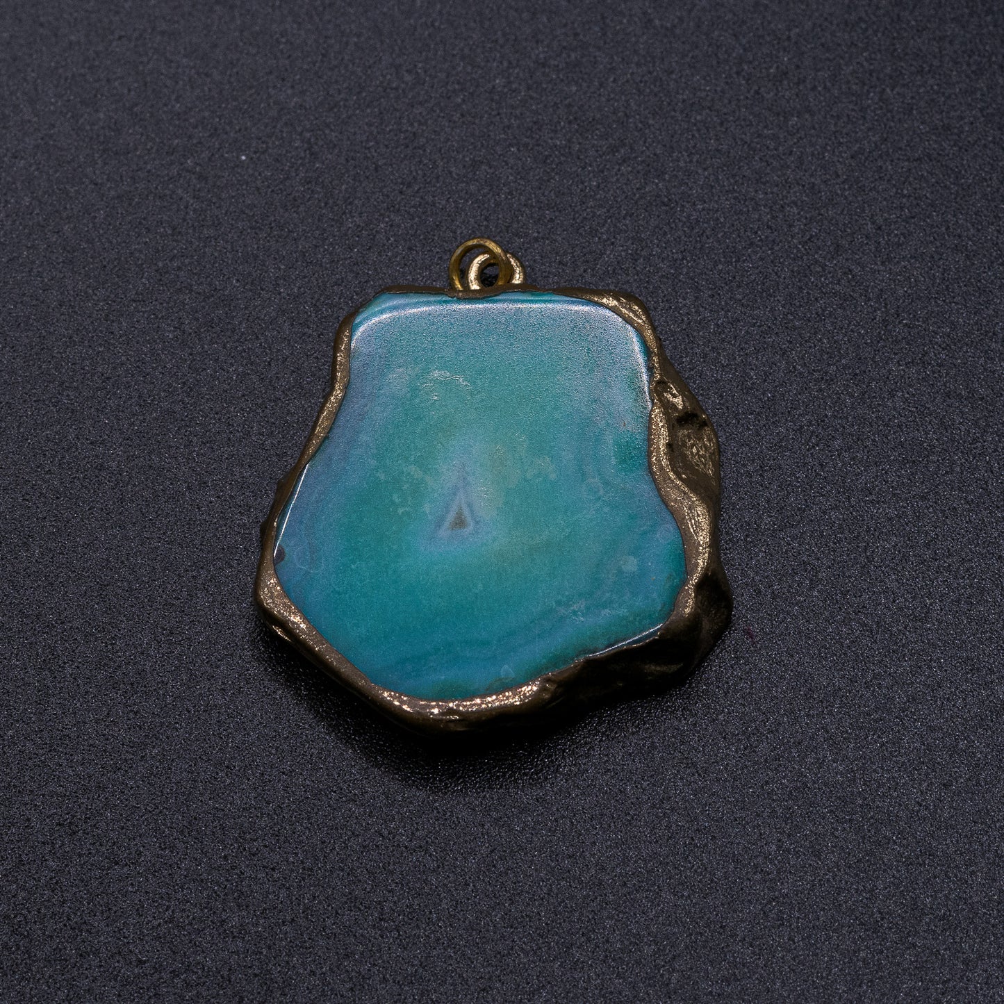 Turquoise Druzy Pendant