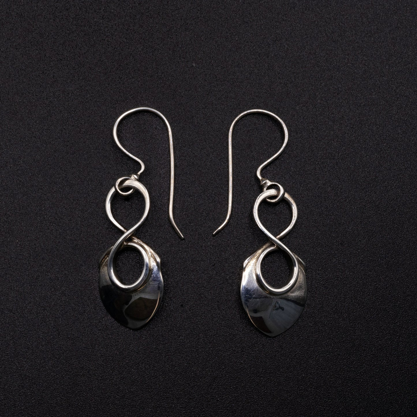 Aretes Ocho de plata