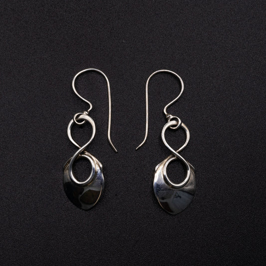 Aretes Ocho de plata